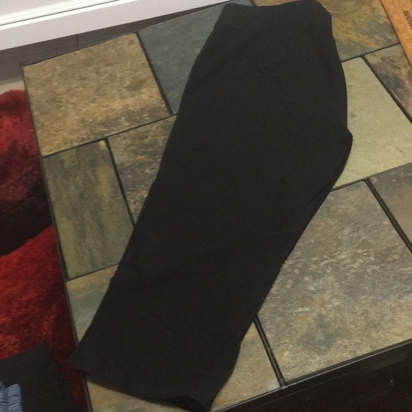 Eileen Fisher Pull on Black Petite small Pants. - Picture 1 of 8